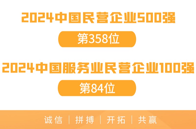 躬耕不輟 高質量發展│正圣金屬榮膺中國民營企業500強、中國服務業民營企業100強